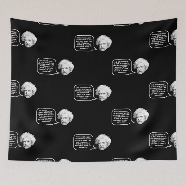 Item preview, Mark Twain on Manhood  designed and sold by buixuanlan.