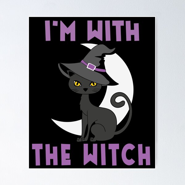 Item preview, I'm With The Witch Halloween Couple designed and sold by Fabvity.