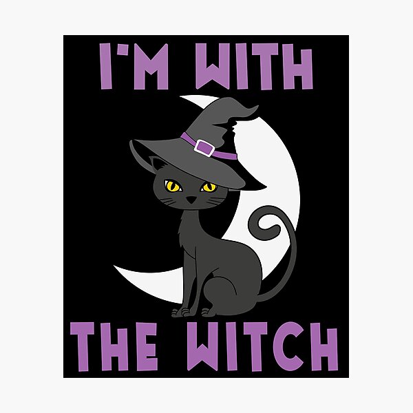 Item preview, I'm With The Witch Halloween Couple designed and sold by Fabvity.