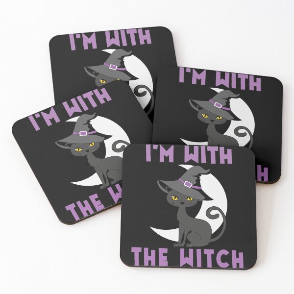 Item preview, I'm With The Witch Halloween Couple designed and sold by Fabvity.