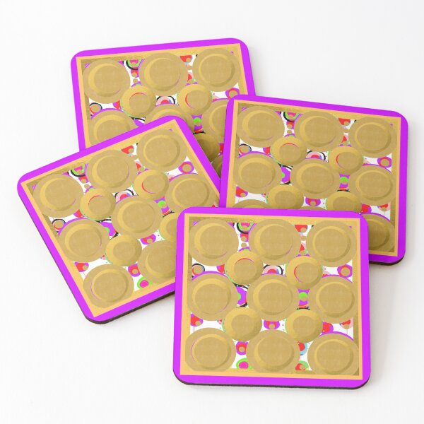 Item preview, GOLD DOTS WITH CONFETTI SPRINKLES designed and sold by EllieMonroe.