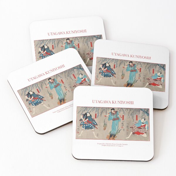 Item preview, Utagawa Kuniyoshi - Traditional Japanese vintage samurai painting. designed and sold by FrostMintStudio.