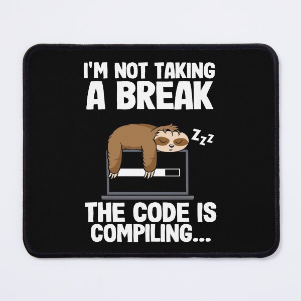 Item preview, The Code Is Compiling Funny Sloth Programming Nerd designed and sold by Stronzi.