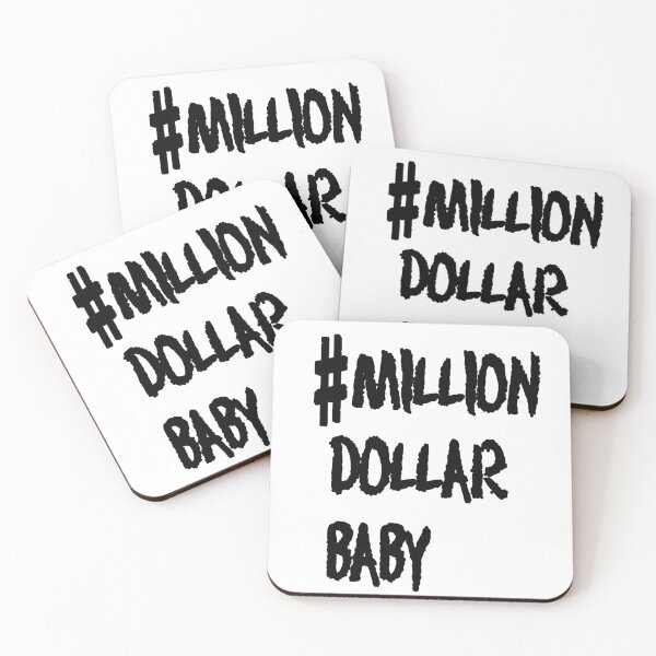 Item preview, sticker, million dollar baby, black designed and sold by vilma3000.