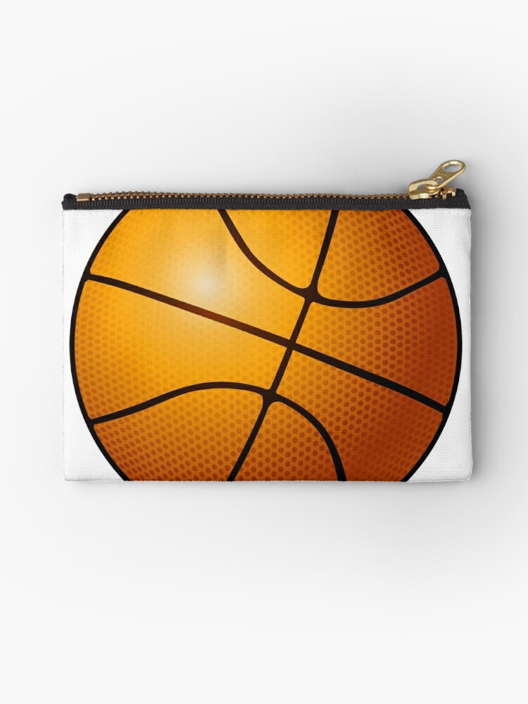 Basketball ball Zipper Pouch for Sale by JoAnnFineArt