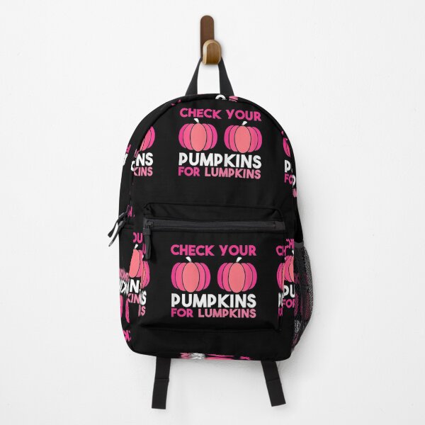 Item preview, Womens Check Your Pumpkins Breast Cancer Awareness Pink in October designed and sold by michaelart18.