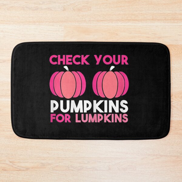 Item preview, Womens Check Your Pumpkins Breast Cancer Awareness Pink in October designed and sold by michaelart18.