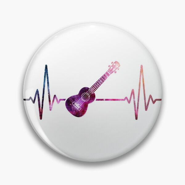 Artikelvorschau, Ukulele Heartbeat Galaxie entworfen und verkauft von tuyetnhung98.