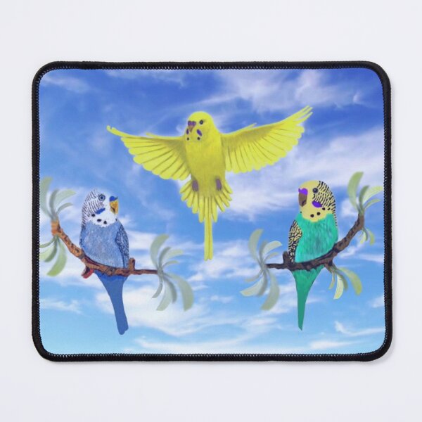 Item preview, Budgerigars/Parakeets designed and sold by KC Morcom.