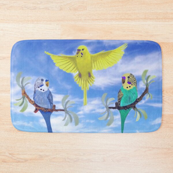 Item preview, Budgerigars/Parakeets designed and sold by KC Morcom.