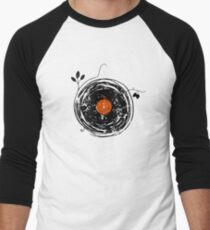Enchanting Vinyl Records Vintage Men's Baseball ¾ T-Shirt