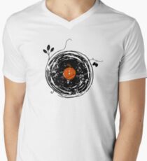 Enchanting Vinyl Records Vintage Men's V-Neck T-Shirt