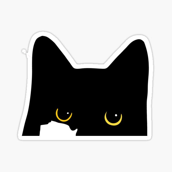 Item preview, Tuxedo Cat Glare designed and sold by Blake Chamberlain.