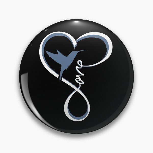 Item preview, Love Hummingbird Heart designed and sold by thanhmaidesign.