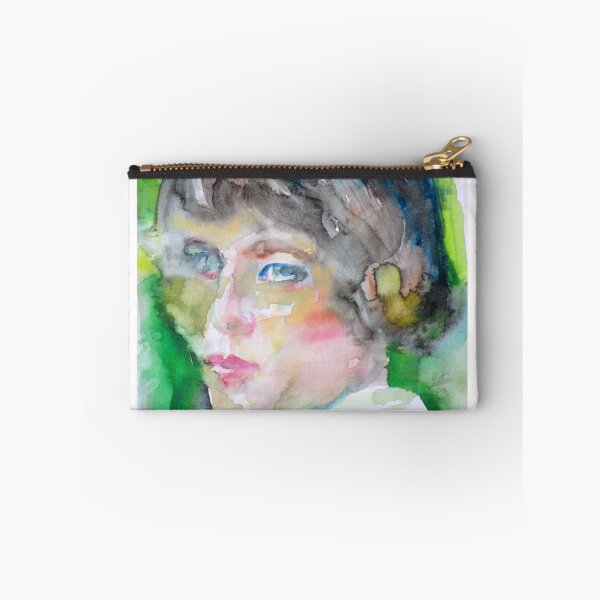 Item preview, H. D. - HILDA DOOLITTLE - watercolor portrait designed and sold by lautir.