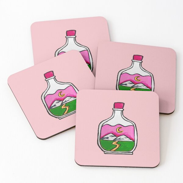 Item preview, Hand Painted Gouache Scenery Potion Bottle designed and sold by Lee Yeng.