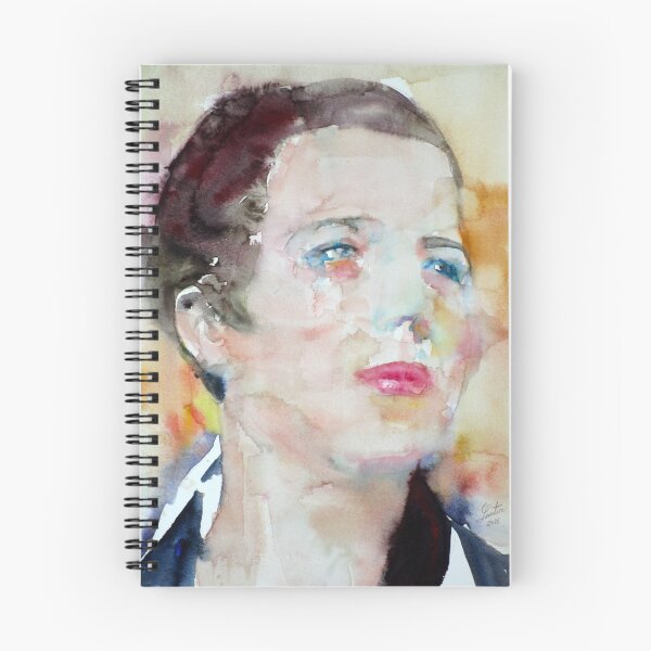 Item preview, DJUNA BARNES - watercolor portrait designed and sold by lautir.