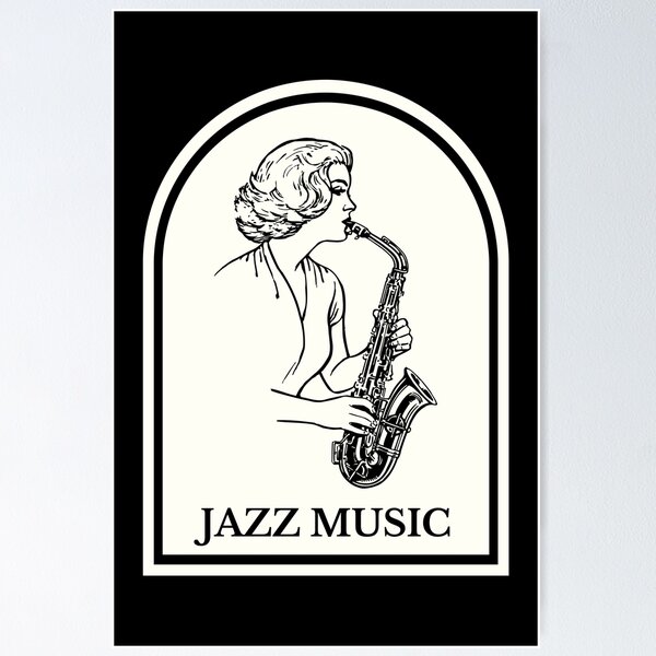 Artikelvorschau, Jazz Musik entworfen und verkauft von DoubleDoubleInc.
