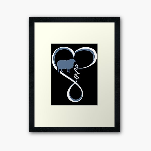 Item preview, Love Sheep Heart designed and sold by thanhmaidesign.