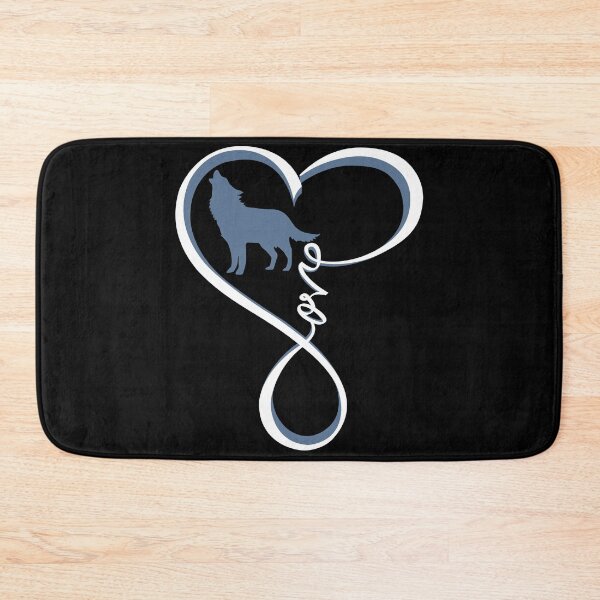 Item preview, Love Wolf Heart designed and sold by thanhmaidesign.