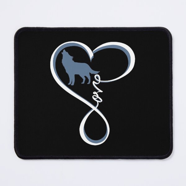 Item preview, Love Wolf Heart designed and sold by thanhmaidesign.