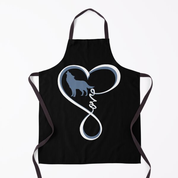Item preview, Love Wolf Heart designed and sold by thanhmaidesign.