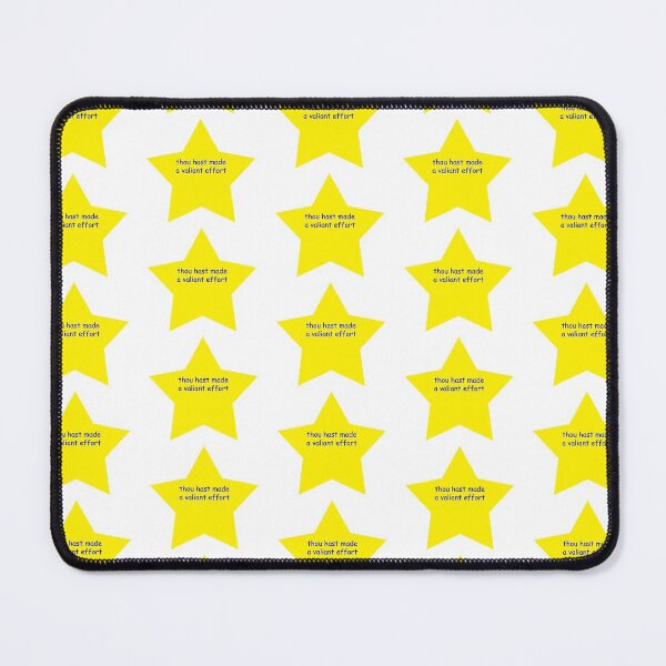 Item preview, Though Hast Made a Valiant Effort Star Badge designed and sold by rsty11.