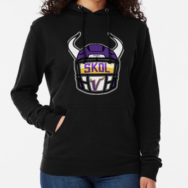 Youth Minnesota Vikings Purple Heritage Long Sleeve Hoodie T-Shirt