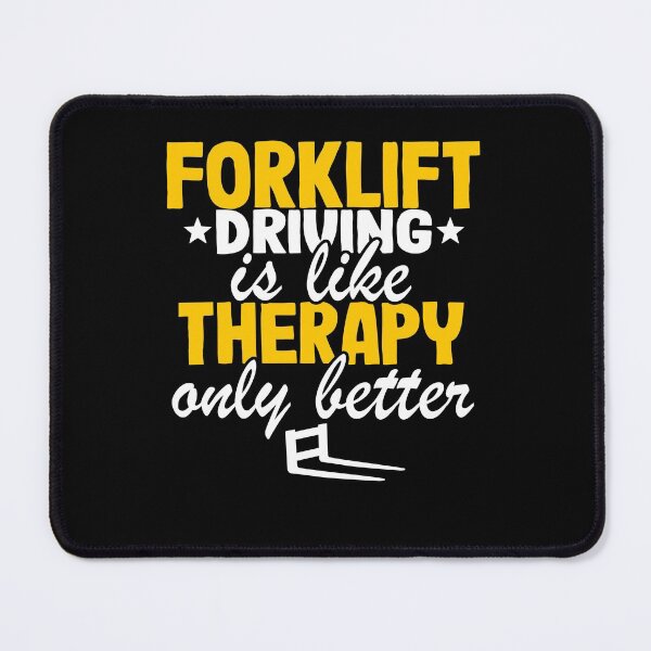 Item preview, Forklift Driving Therapy Forklift Operator Funny Gift Quotes designed and sold by Stronzi.
