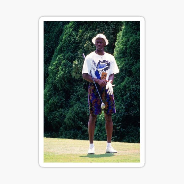 Michael Jordan Golfing Vintage MJ Sticker