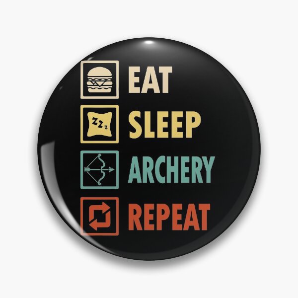 Item preview, Eat sleep Archery repeat designed and sold by thanhmaidesign.