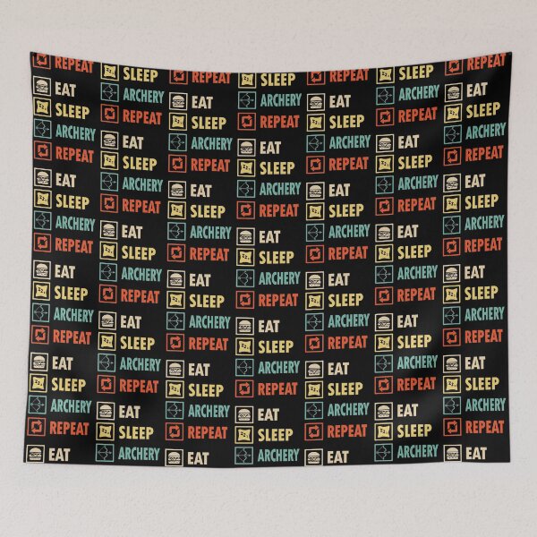 Item preview, Eat sleep Archery repeat designed and sold by thanhmaidesign.