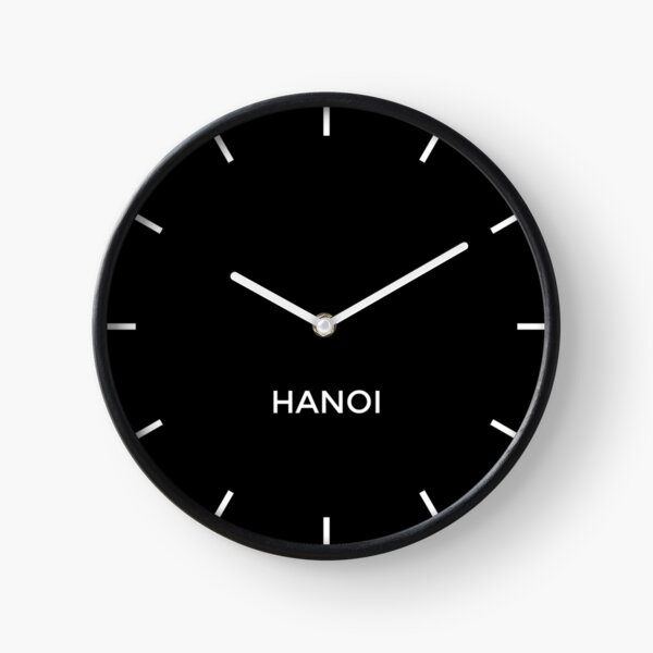 Hanoi Local Time Clocks | Redbubble