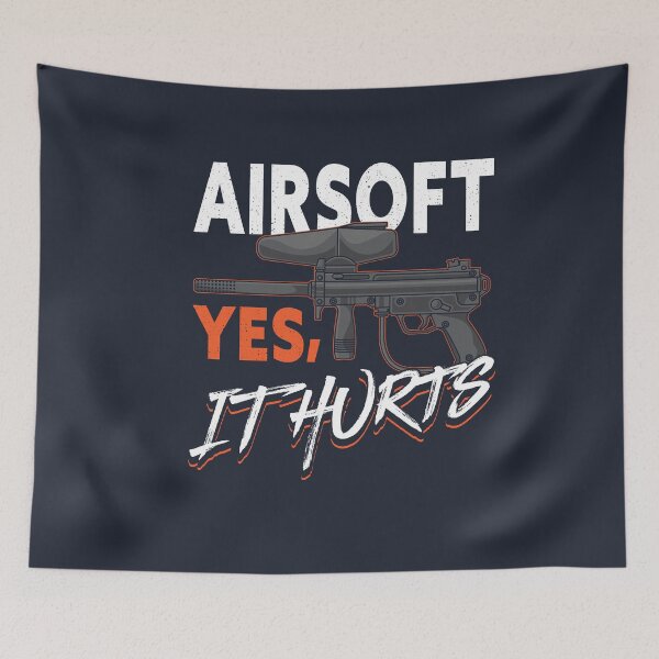 Item preview, Airsoft Yes It Hurts Party Outdoors designed and sold by Bricke.