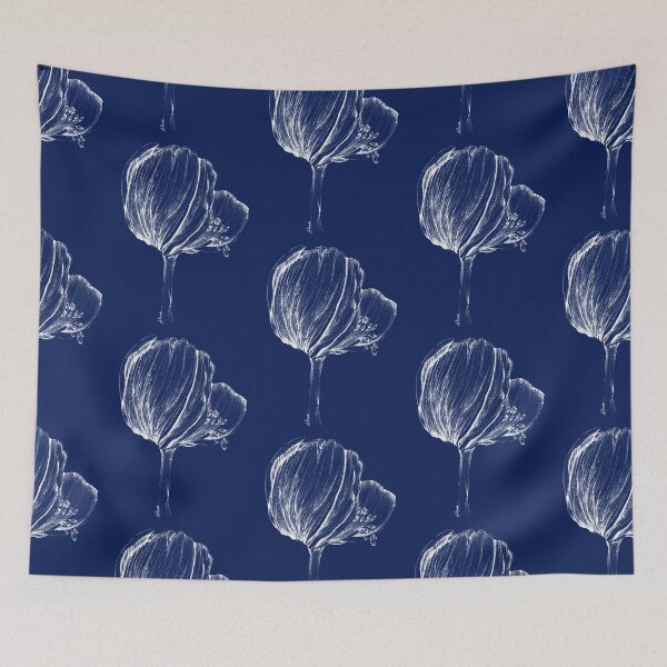 Item preview, White Tulip cyanotype designed and sold by PetitMartin.