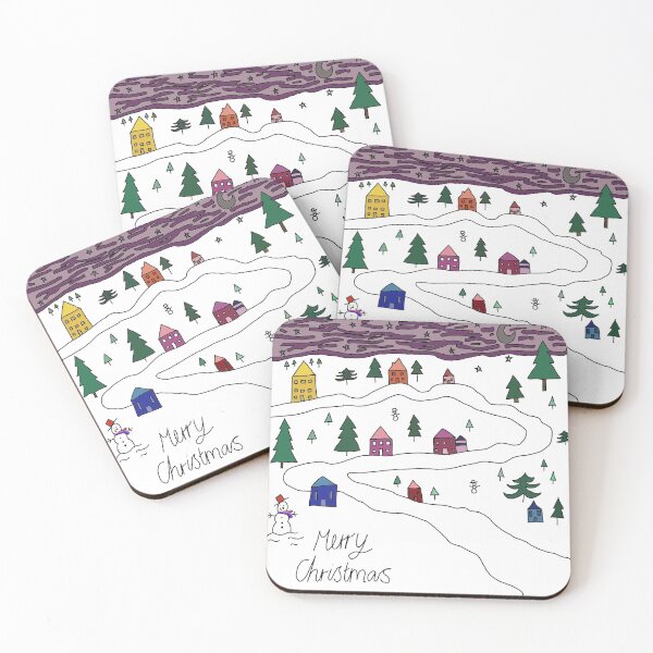 Item preview, Christmas Nights Sky Illustration designed and sold by smolwoo.