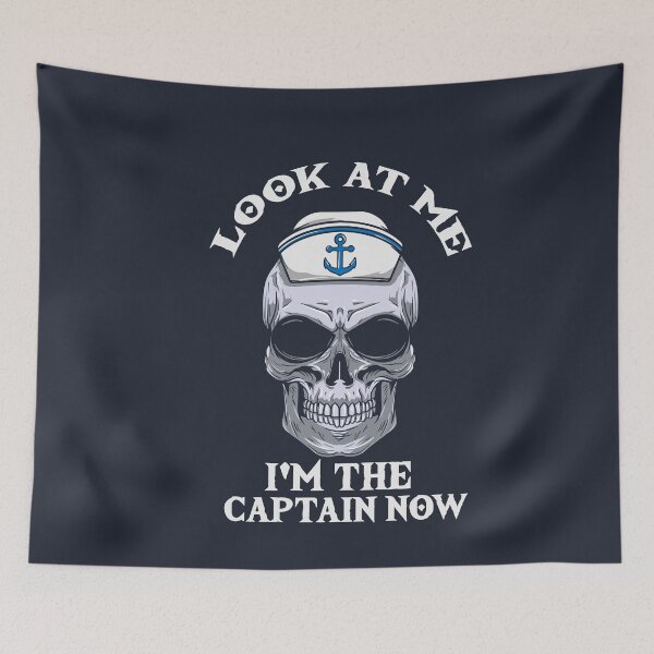 Item preview, Boating Skull Camptain designed and sold by Bricke.