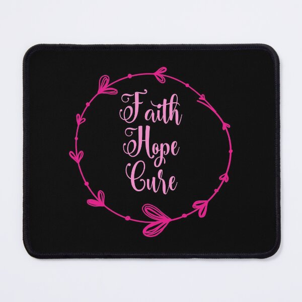 Item preview, Faith Hope Cure | In October We Wear Pink | Nobody Fights Alone designed and sold by DigitalGemShop.