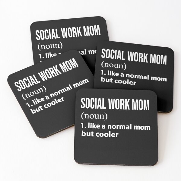 Item preview, Social work Mom like a normal mom but cooler designed and sold by luytkaka.