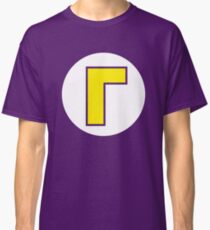 Waluigi Emblem Classic T-Shirt