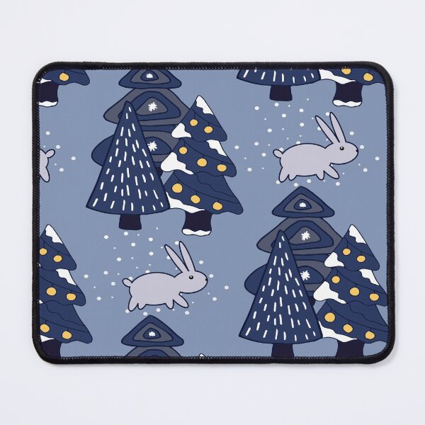 Item preview, Lovely Christmas Tree and Rabbit Pattern designed and sold by CRAZY-T.