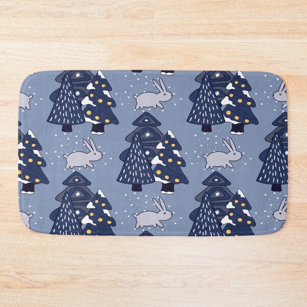 Item preview, Lovely Christmas Tree and Rabbit Pattern designed and sold by CRAZY-T.