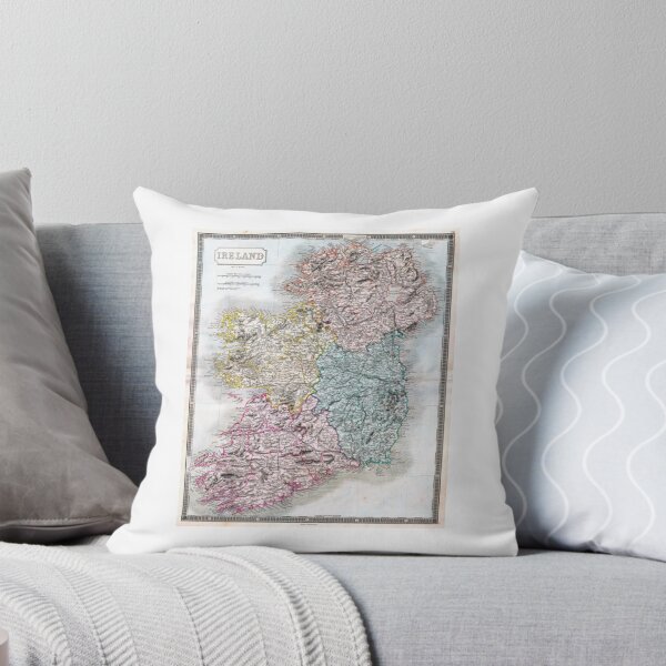 Item preview, Ireland T-ShirtMap of Ireland 1850 - Sidney Hall Steel Engraving designed and sold by TaletBuruni.