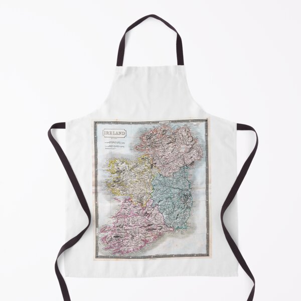 Item preview, Ireland T-ShirtMap of Ireland 1850 - Sidney Hall Steel Engraving designed and sold by TaletBuruni.