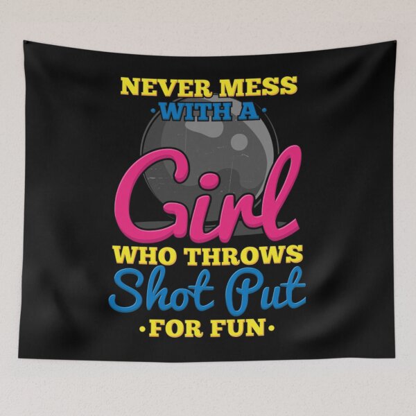 Item preview, Girls Shot T-ShirtTrack and Field Girl Shot put Thrower Sports designed and sold by TaletBuruni.