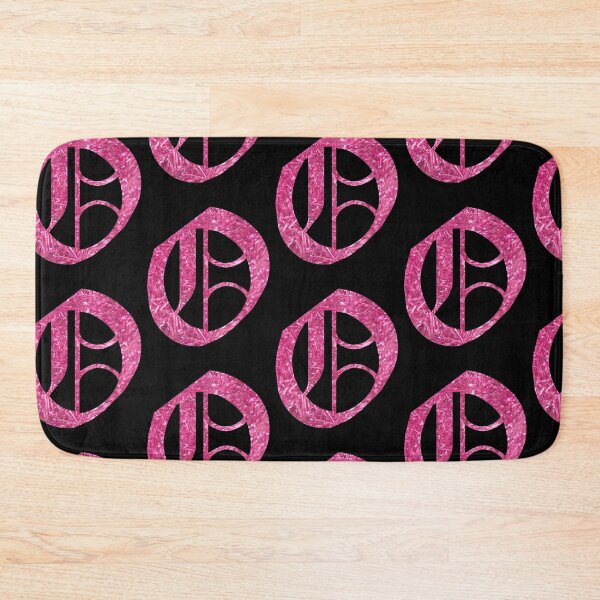 Item preview, The Letter O - Capital Pink Glitter Gothic designed and sold by TheLykosApparel.