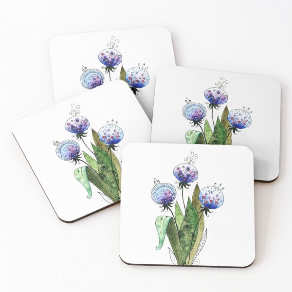 Item preview, Decorative flowers on a white background. designed and sold by TatianaAltati.