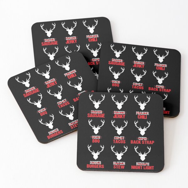 Item preview, Funny Christmas Reindeer Hunter Deer Meat Hunting Gifts T-Shirt designed and sold by titikikitaka.