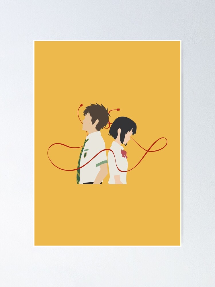 Your Name Minimalist Poster  Minimalist poster, Anime reccomendations,  Anime movies