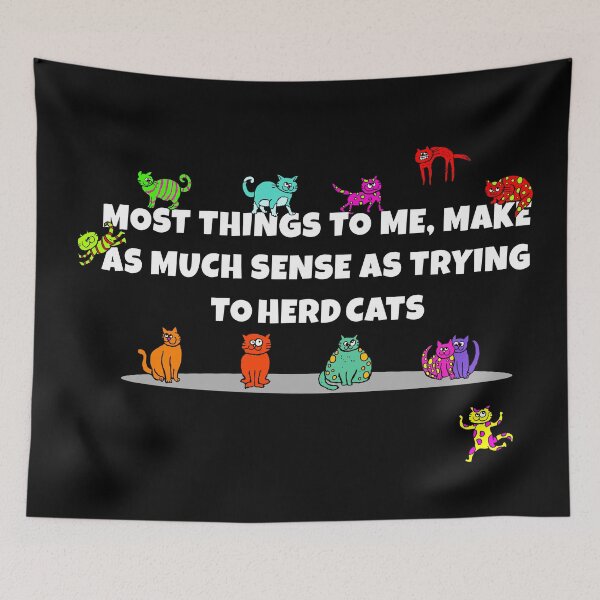 Item preview, Herding cats designed and sold by 13thstreet.